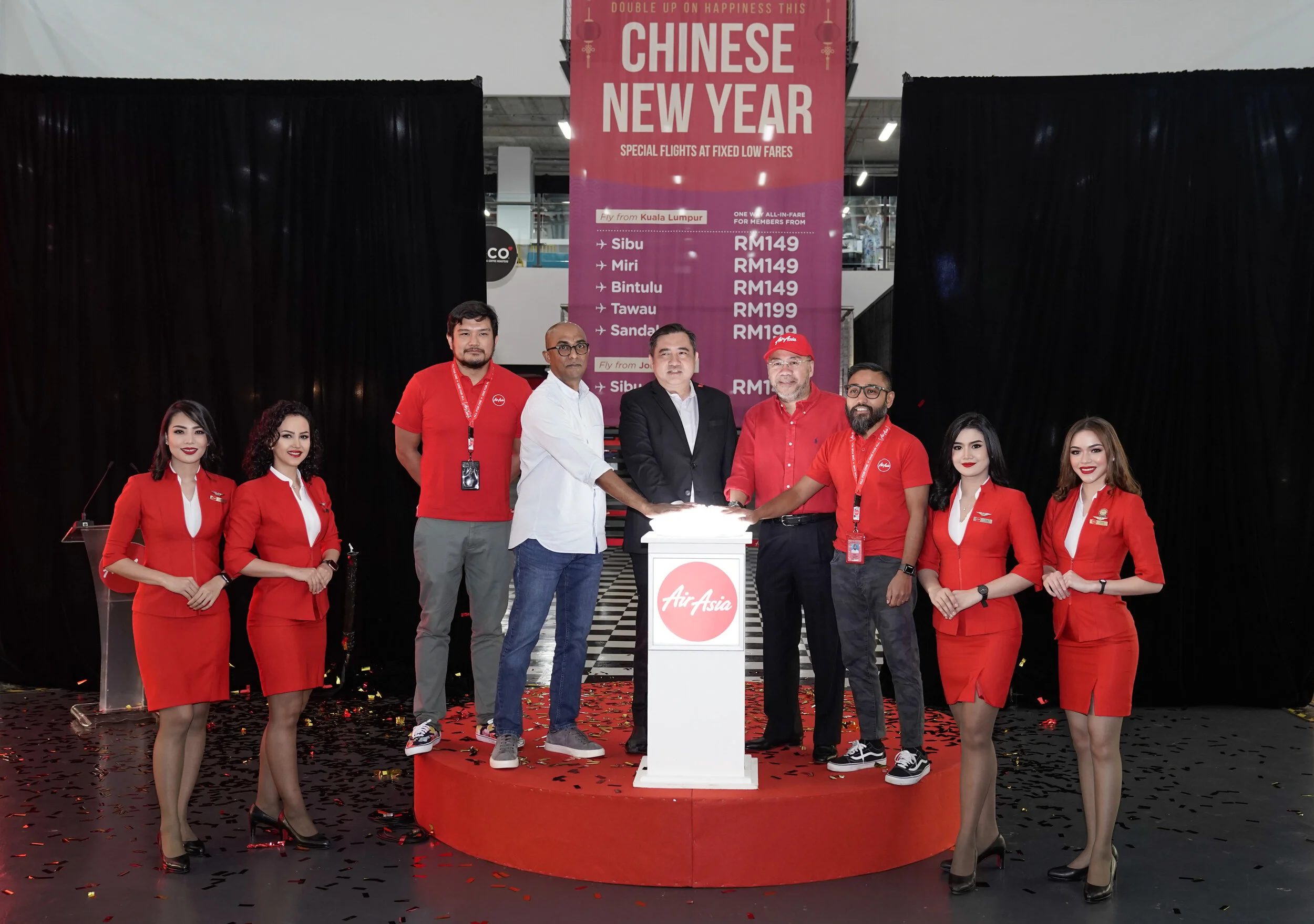 AirAsia celebrates Shared Prosperity with special flights at fixed low fares for Chinese New Year