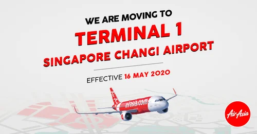 Updated As Of 13 May 2020 At 1400hrs Gmt 8 Airasia To Be Temporarily Relocated To Changi Terminal 1 Starting 16 May 2020 Airasia Newsroom