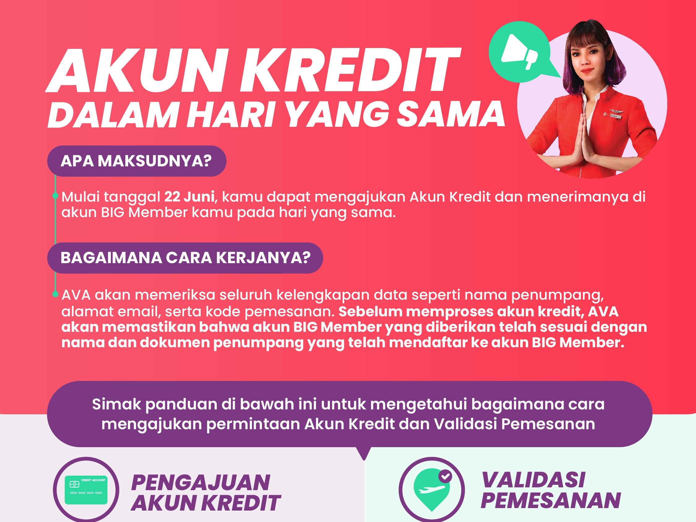 AirAsia tawarkan proses akun kredit dalam sehari