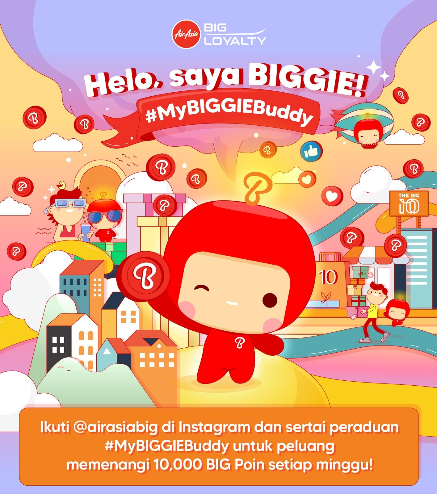 BIG Loyalty memperkenalkan watak Pakar BIG Poin, BIGGIE