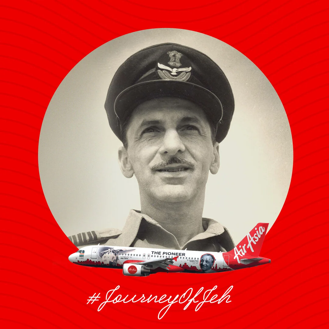 AirAsia India celebrated and paid tribute to JRD Tata, the Father of Indian Civil Aviation on his 116th birth anniversary