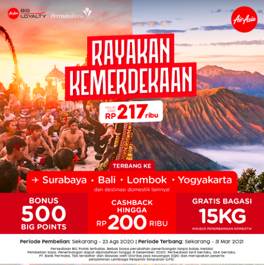 AirAsia rayakan HUT ke-75 RI dengan promo merdeka
