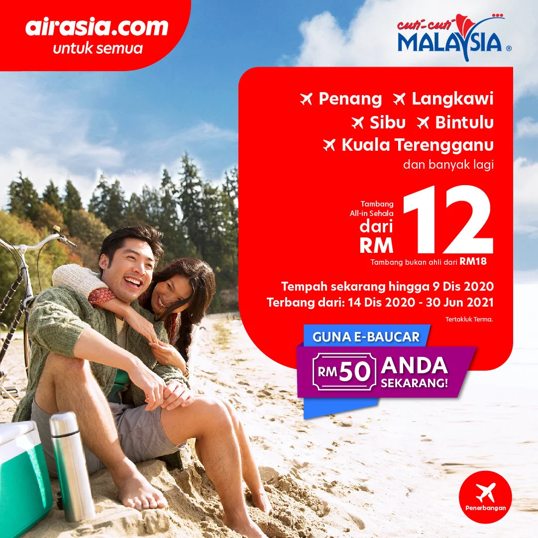 AirAsia umum jualan domestik selama tiga hari berikutan kebenaran perjalanan antara negeri