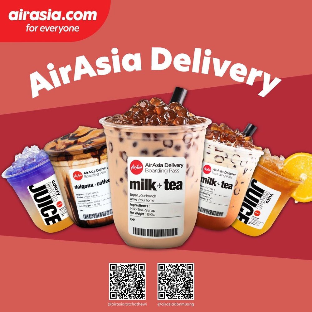 Have An Airasia Boba Milk Tea Party This Festive Season Order 100 Cups And Above Get 30 Off With Free Delivery Across Bangkok Airasia Newsroom