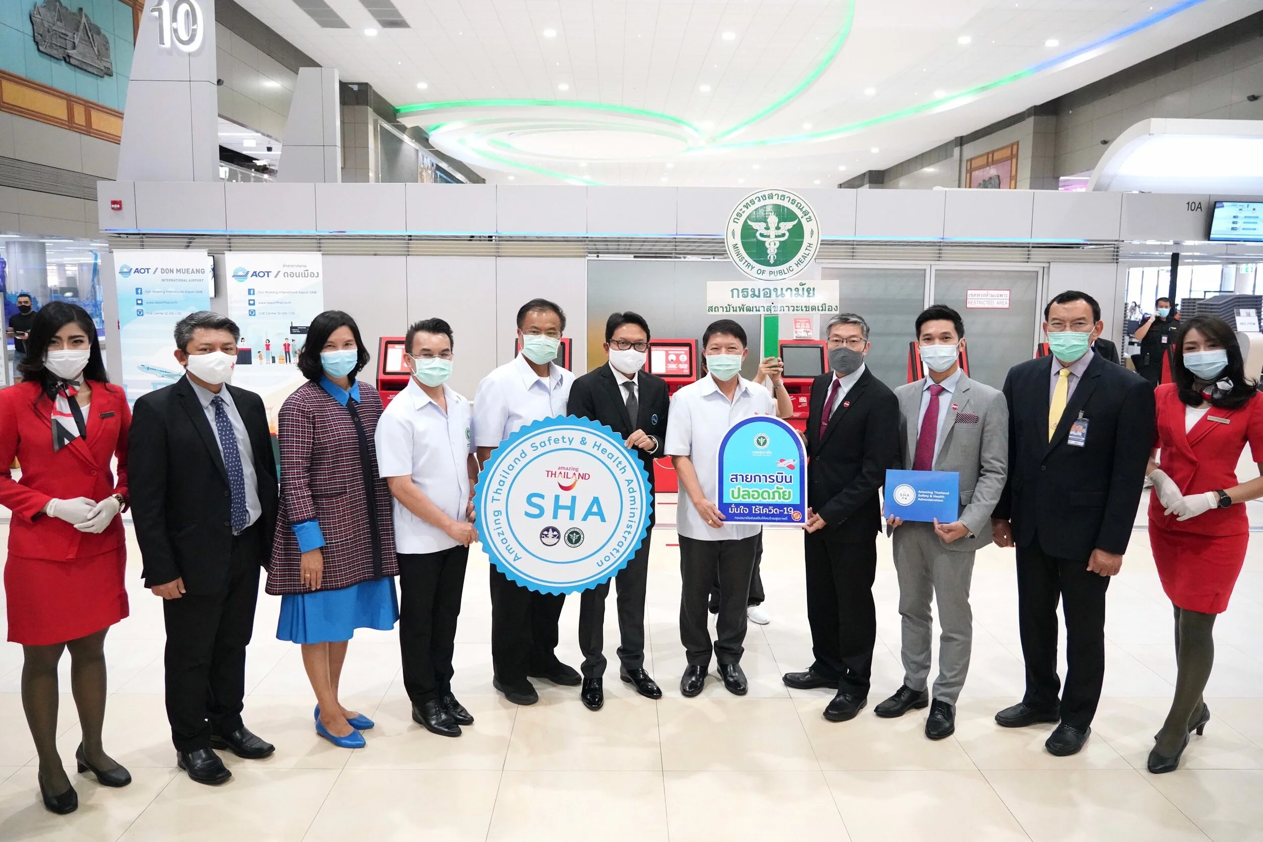 AirAsia Thailand Receives Tourism Authority of Thailand’s SHA Certification Affirming Robust Health and Safety Standards