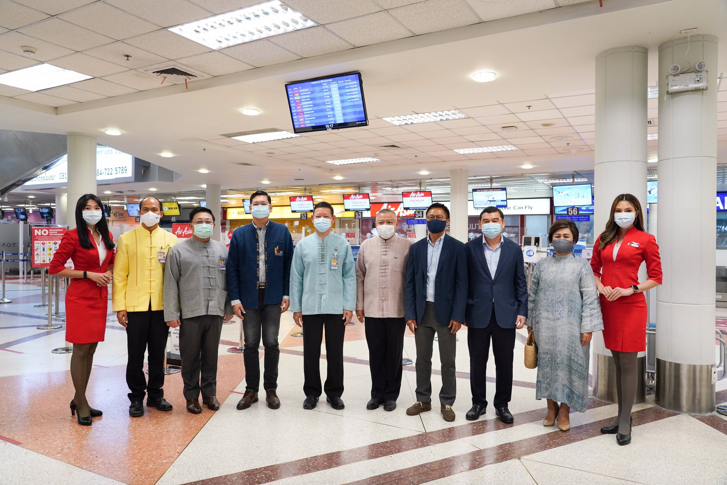  การท่องเที่ยวแห่งประเทศไทย (ททท.) ร่วมกับสายการบินแอร์เอเชีย เดินหน้าสร้างความมั่นใจการเดินทางปลอดภัย พร้อมส่งเสริมการท่องเที่ยวภายในประเทศ