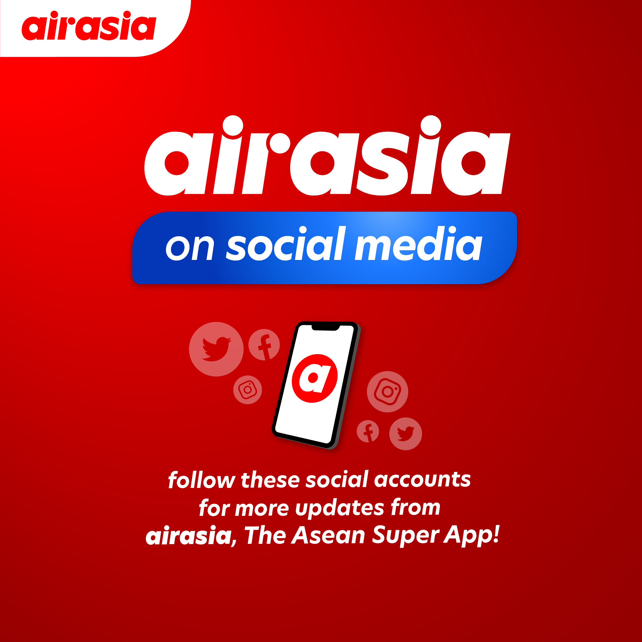 airasia social accounts are now rebranded
