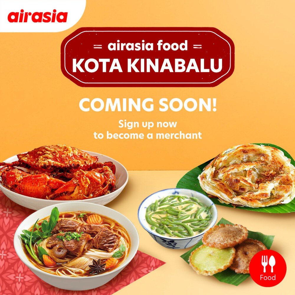 airasia food dan airasia fresh perkembang perkhidmatan ke Kota Kinabalu, sedia untuk mendaftar peniaga