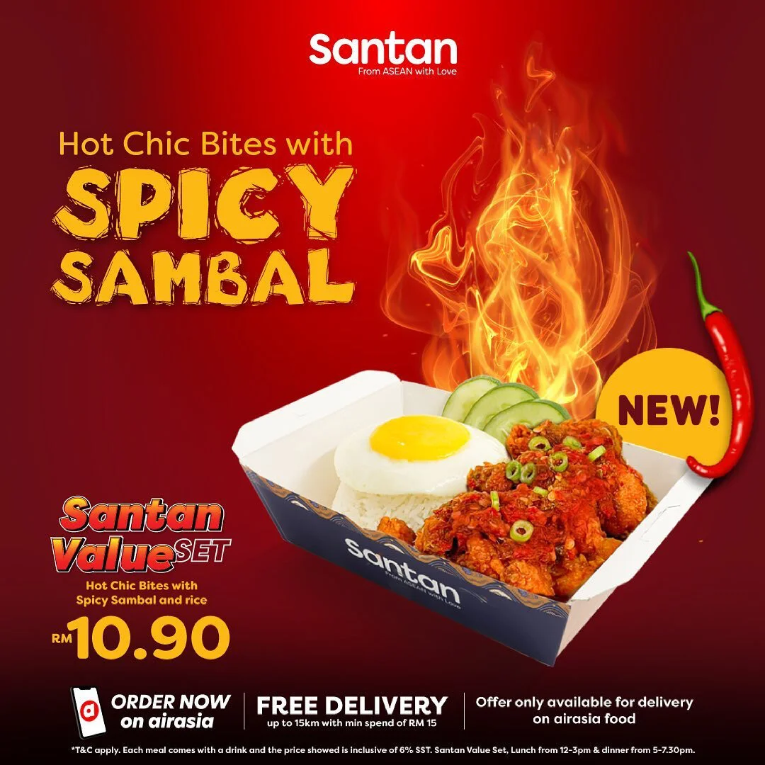 Santan’s new Hot Chic Bites with Spicy Sambal