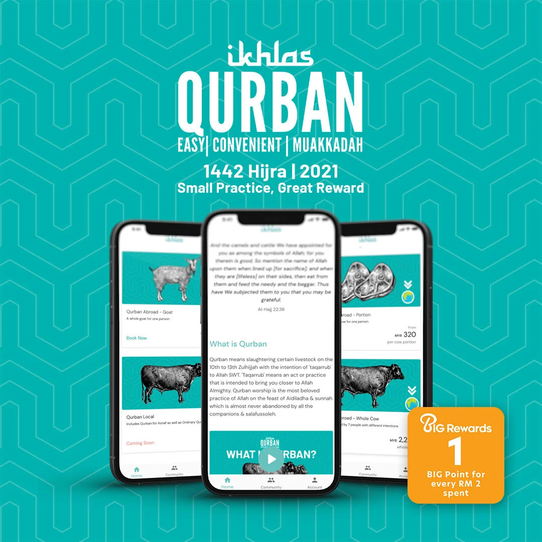 Perform Qurban conveniently and securely with IKHLAS