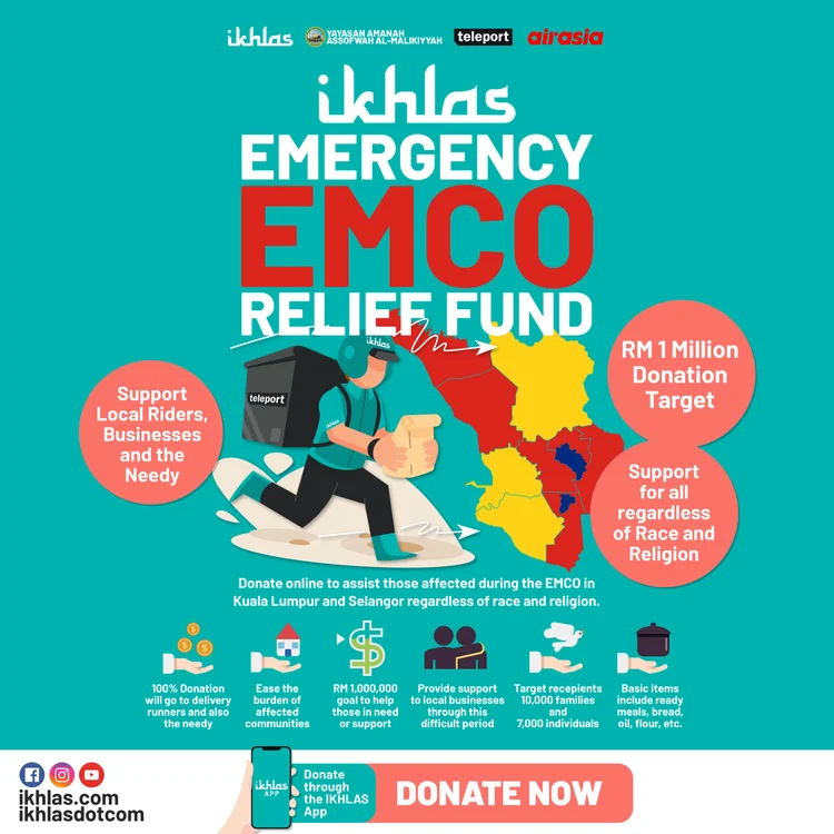 Ikhlas Targets To Raise Rm1 Million For Affected Communities In Kuala Lumpur And Selangor This Emco Airasia Newsroom