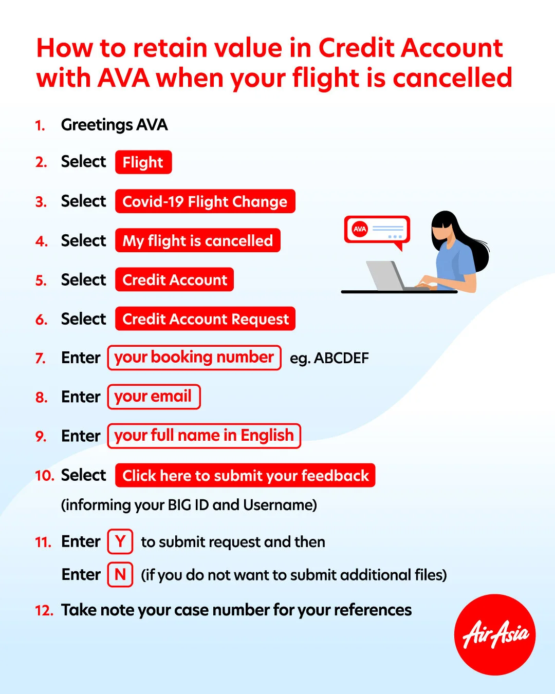 air asia travel support desk number