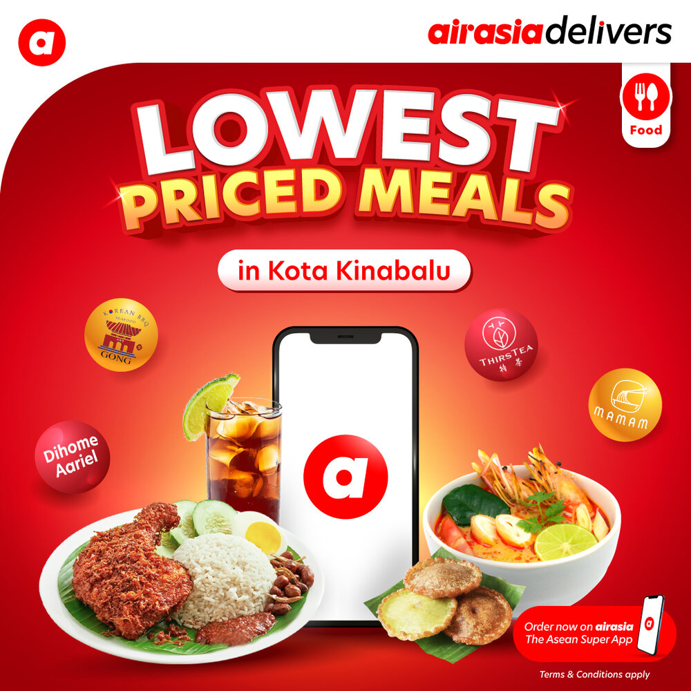 Lowest-priced meals in Kota Kinabalu exclusively on airasia food — airasia  newsroom