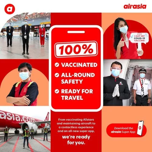 AirAsia以最高的安全和衛生標準蓄勢待"飛"