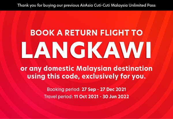 Penerbangan Percuma untuk semua pemegang Pas Tanpa Had AirAsia 