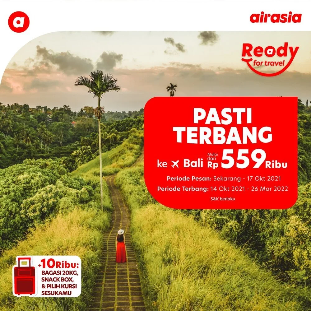 AirAsia hadirkan Value Pack ekstra hemat, hanya tambah Rp10.000 untuk ekstra bagasi, snack, dan pilih kursi