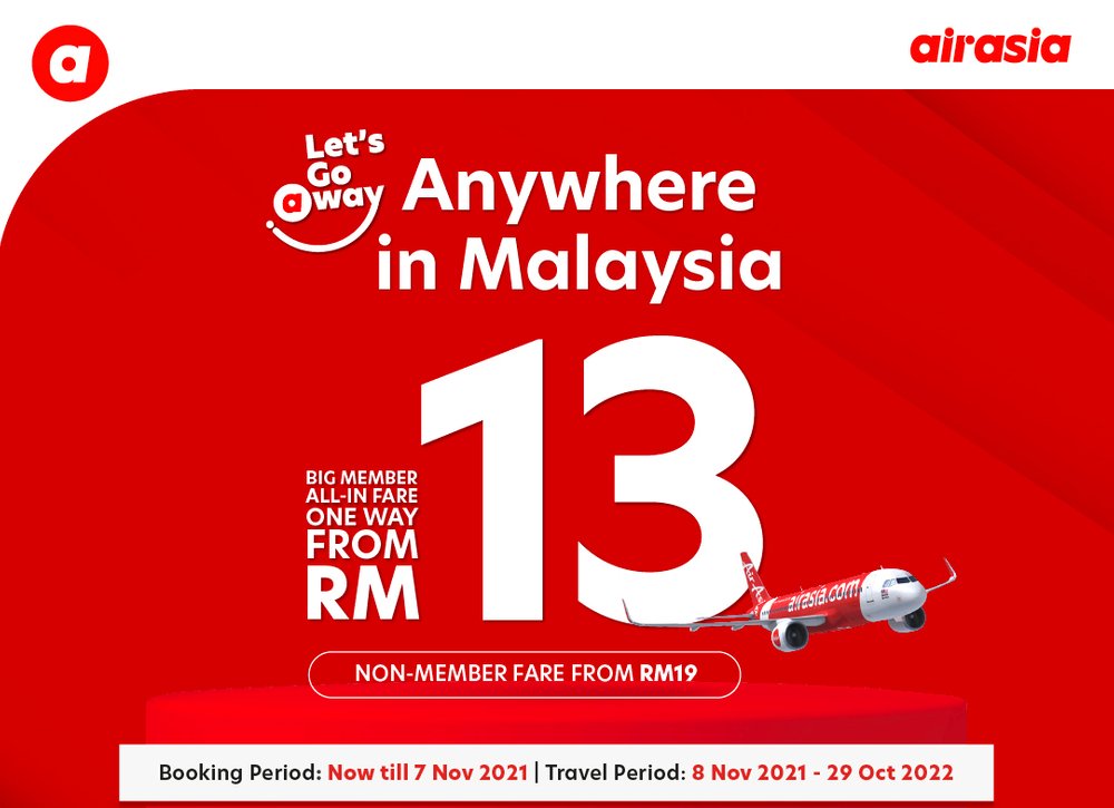 Airasia murah 2022 tiket AirAsia PROMO