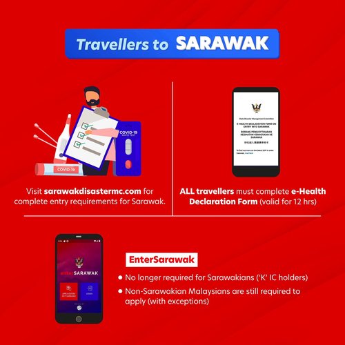 E health declaration form to enter sarawak