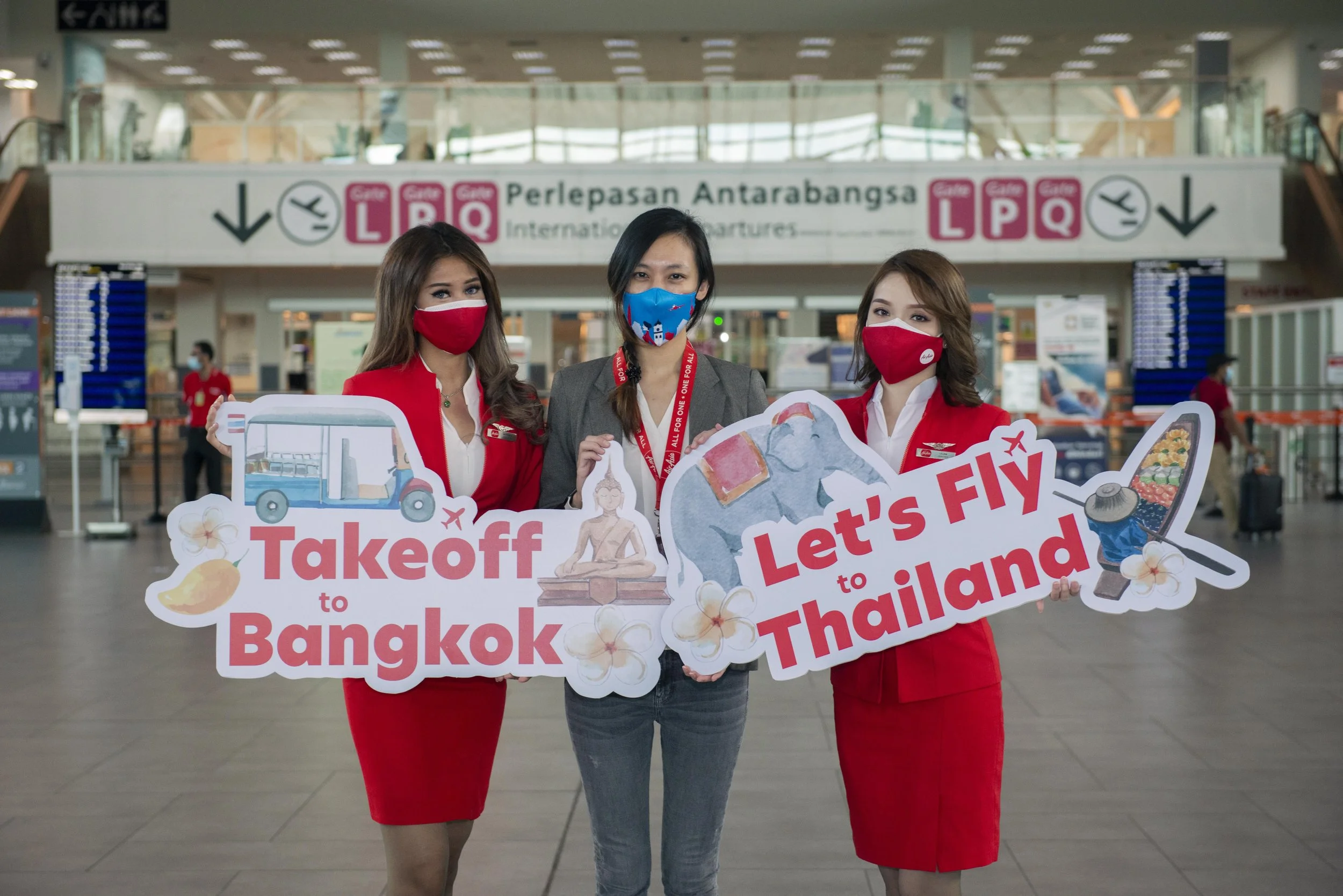 AirAsia sambung semula penerbangan sulung tanpa kuarantin hari ini ke Bangkok