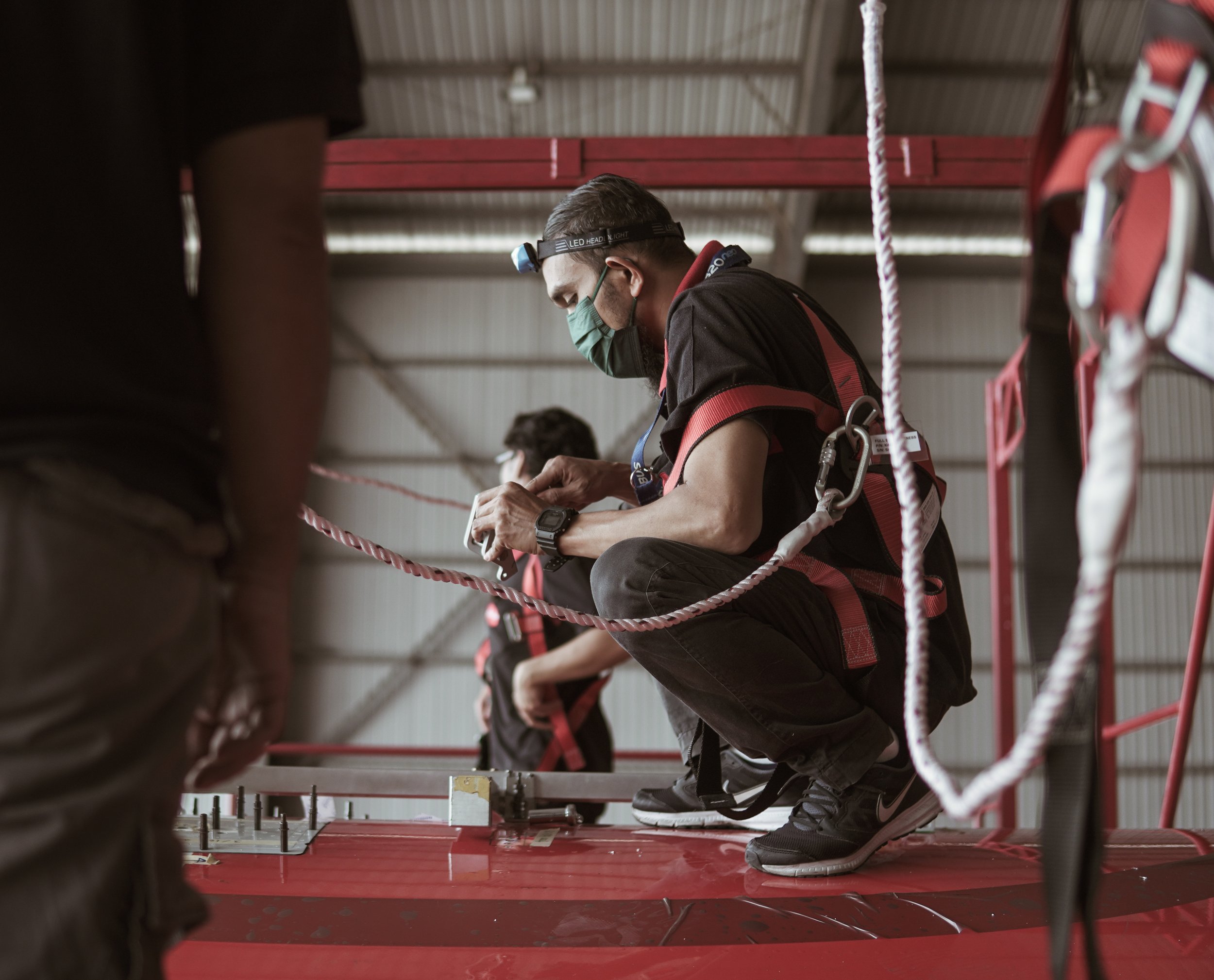  Photo Caption: Asia Digital Engineering team installing its first Inmarsat's award-winning GX Aviation inflight broadband solution 