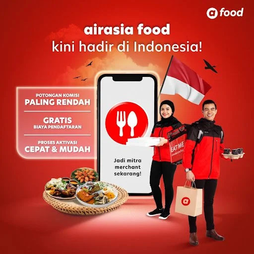 airasia food segera hadir di Indonesia, tawarkan komisi paling kompetitif untuk 1.000 pelaku usaha kuliner pertama yang bergabung 