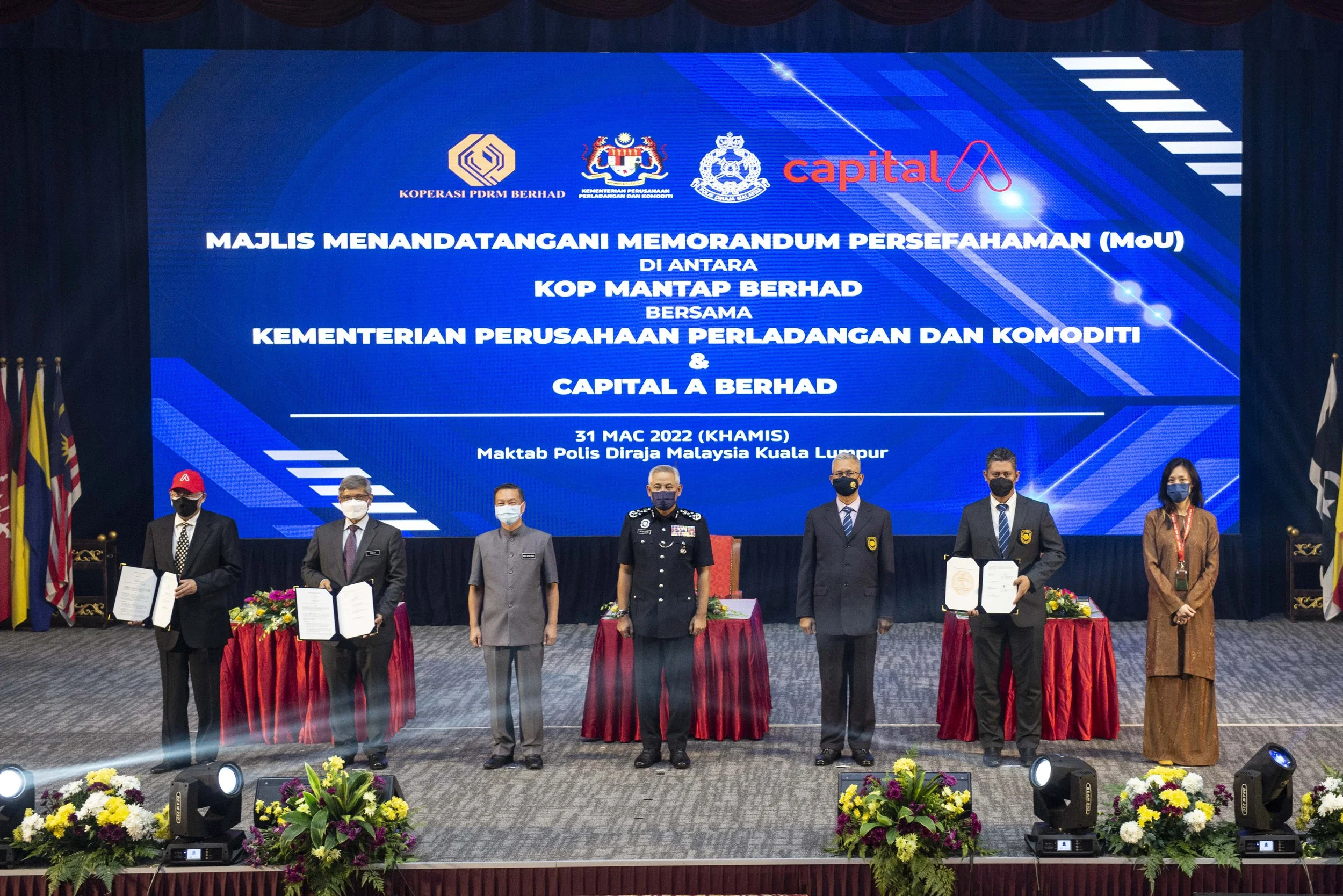 Capital A 将通过 airasia Super App 向Koperasi Polis Diraja Malaysia会员推广便捷、实惠的旅行和生活方式产品