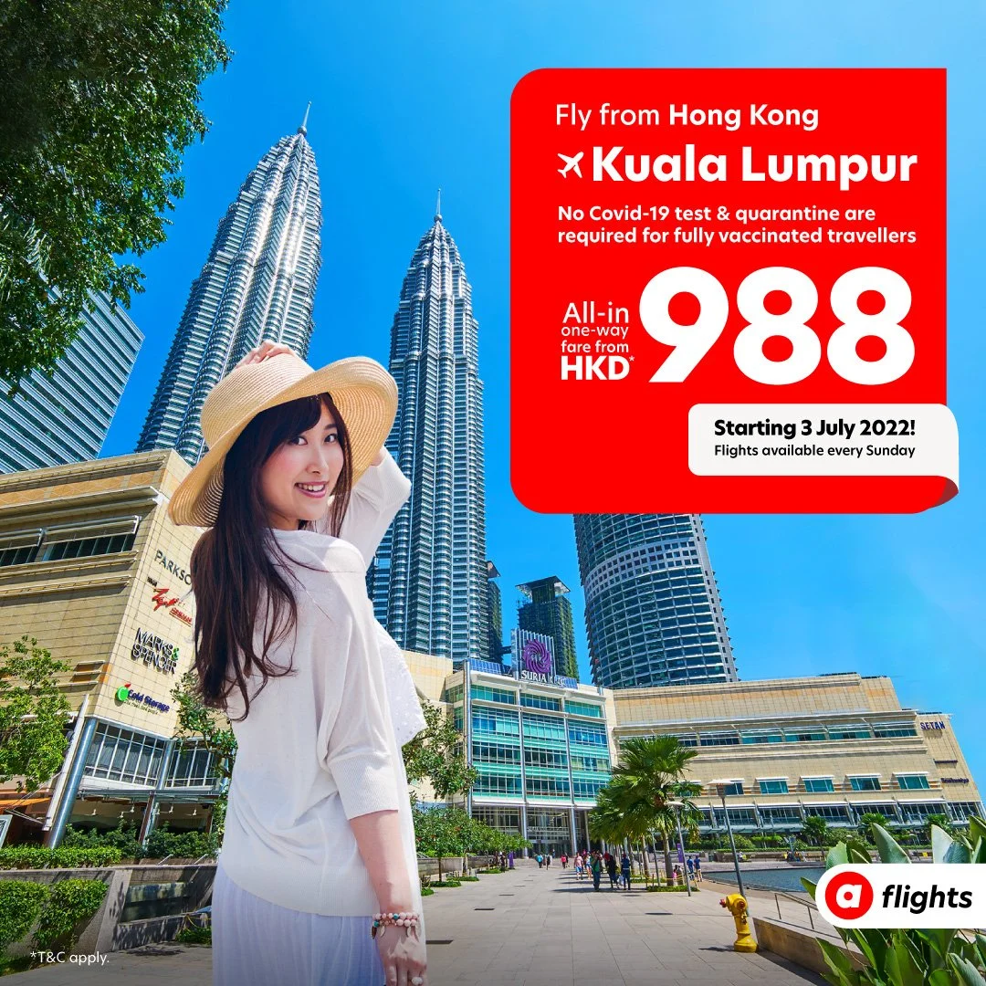 AirAsia is ready for summer with flight resumptions between Hong Kong &amp; SEA