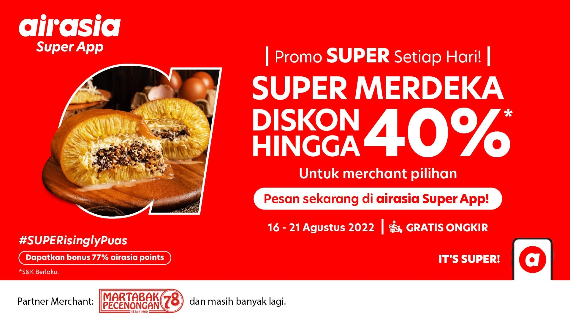 Bertahan Arungi Kompetisi Bisnis Kuliner Selama 62 tahun, Martabak Pecenongan 78 Bagikan Tiga Tips Sukses kepada UMKM