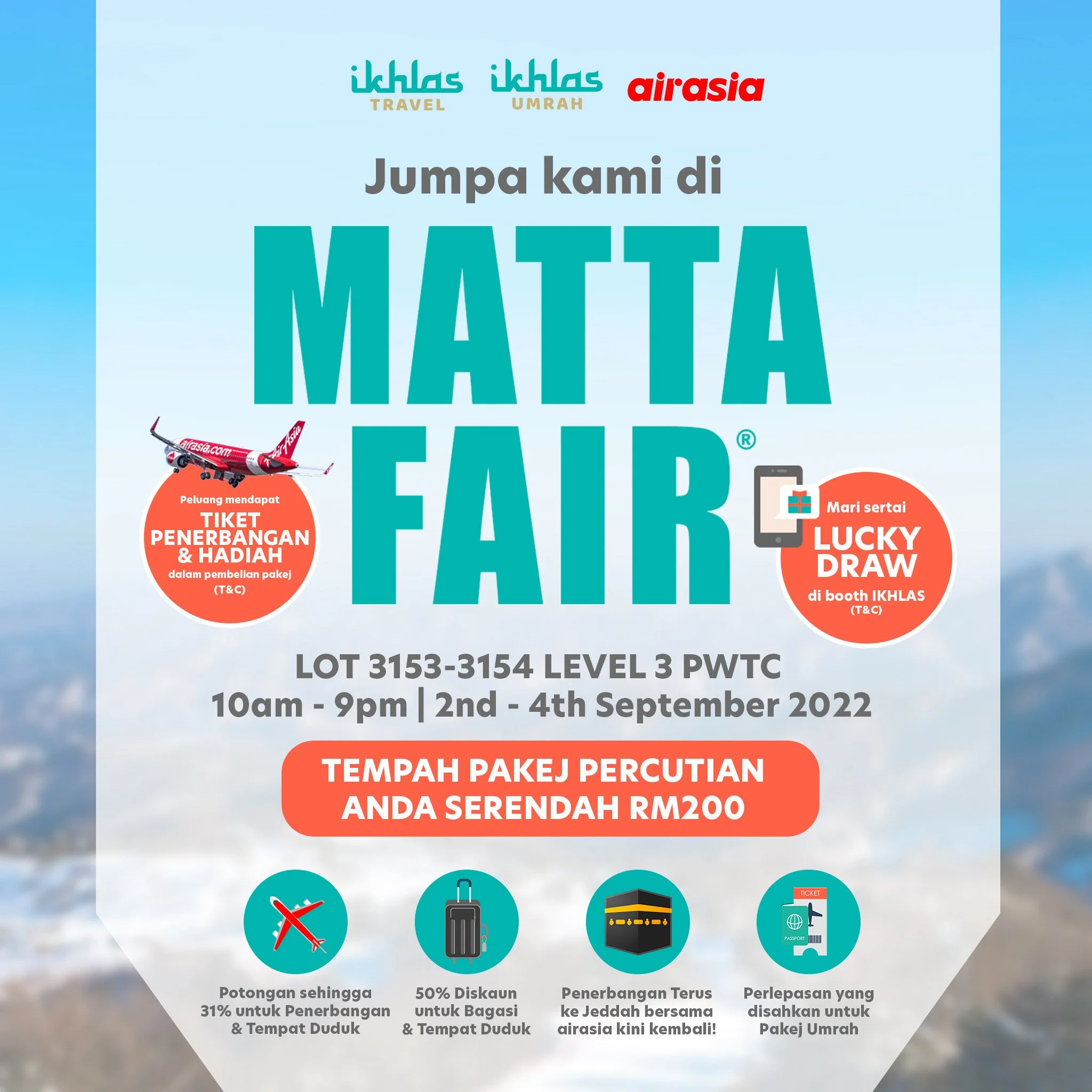 IKHLAS sasar 1,000 jemaah Pakej Umrah 1444 Hijrah bersama AirAsia X mulai November ini