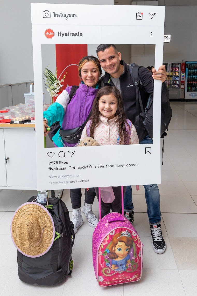  Photo Caption: AirAsia X guests flying from Sydney to Kuala Lumpur.  Photo by © Kurt Ams 