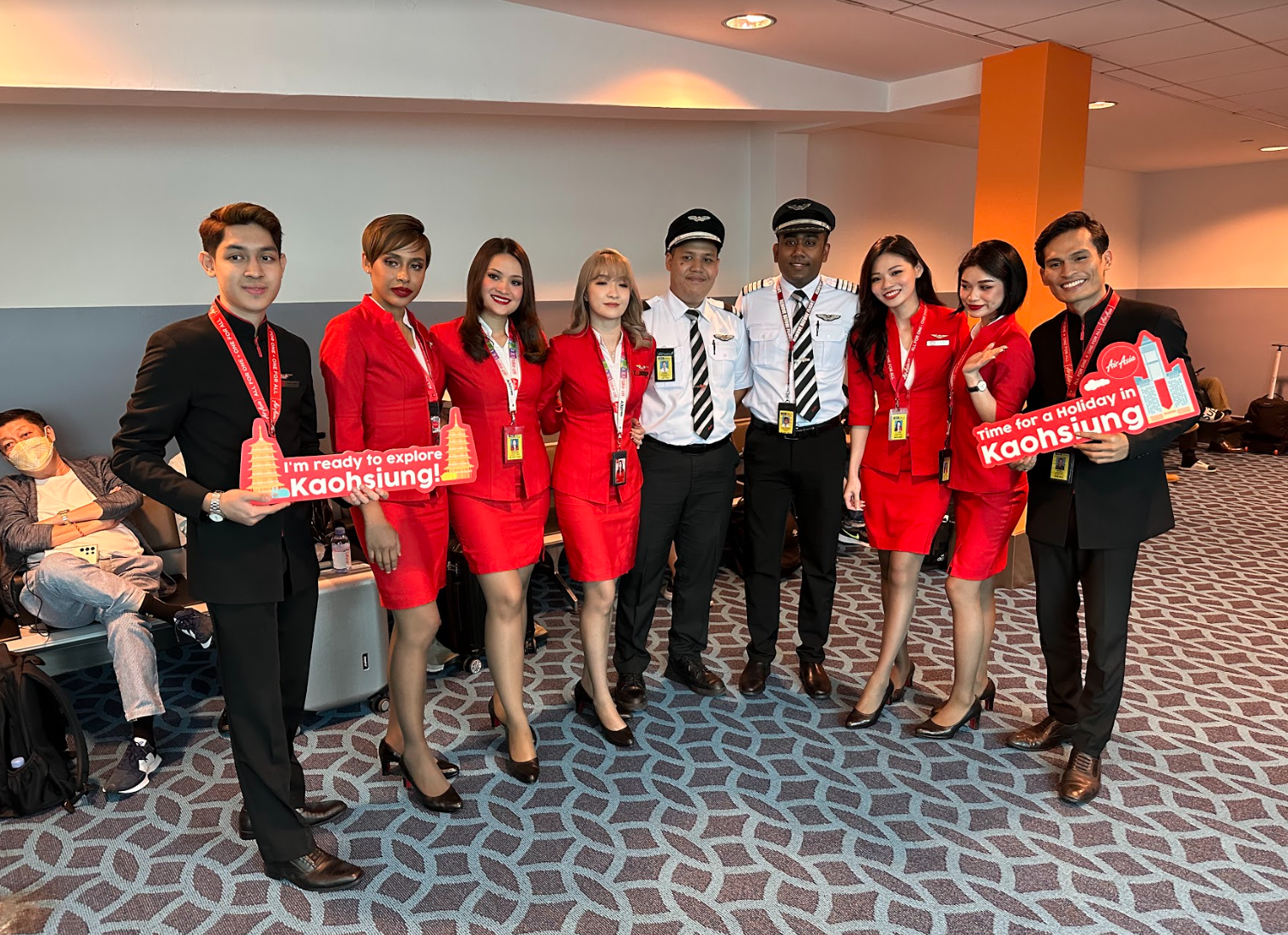 AirAsia resumes popular Kuala Lumpur - Kaohsiung route, inaugural flight touches down, marking end of hiatus