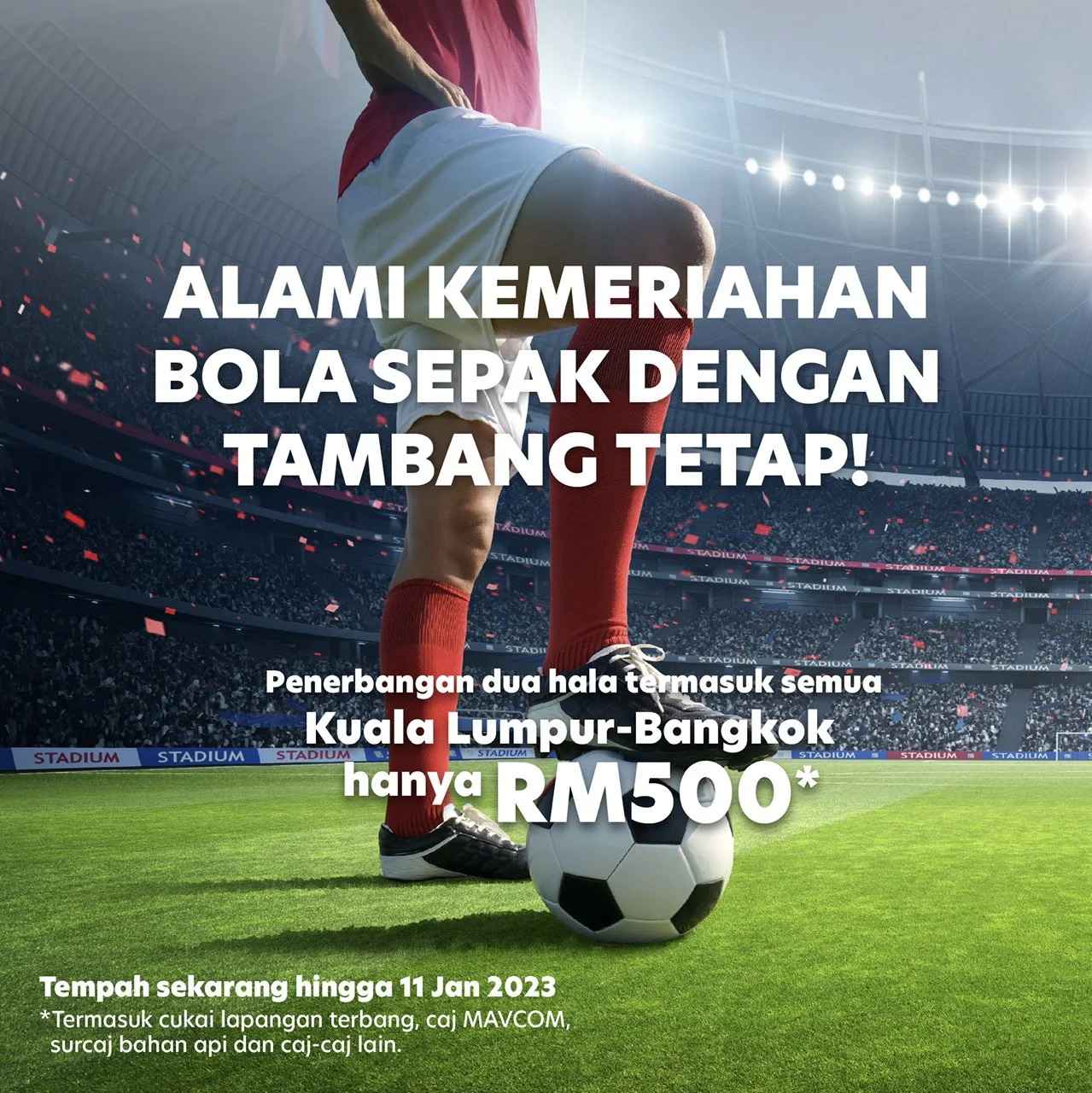 AirAsia lancar tambang tetap sempena Piala AFF