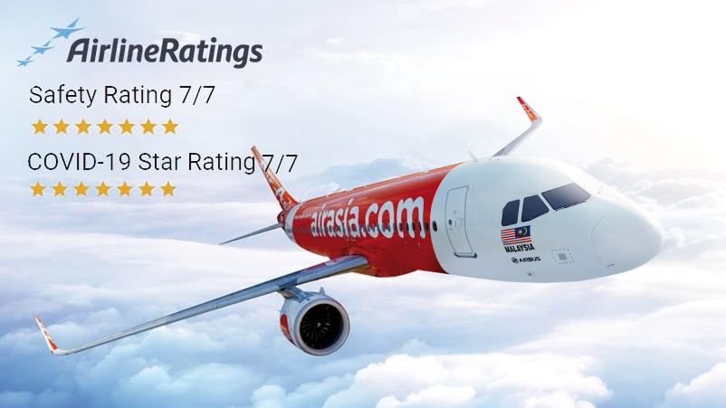 AirAsia被評為 2023 年最安全的低成本航空公司之一
