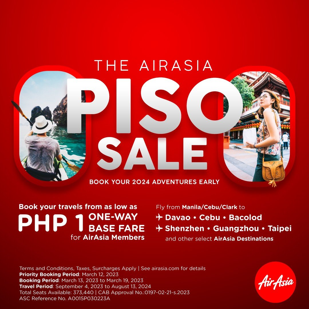 AirAsia Philippines records 95% increase in March bookings