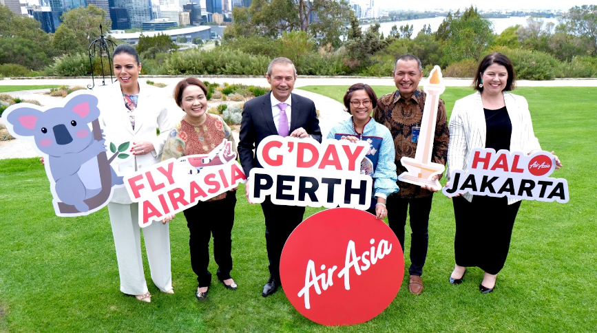 AirAsia Now Flies Directly from Jakarta to Perth