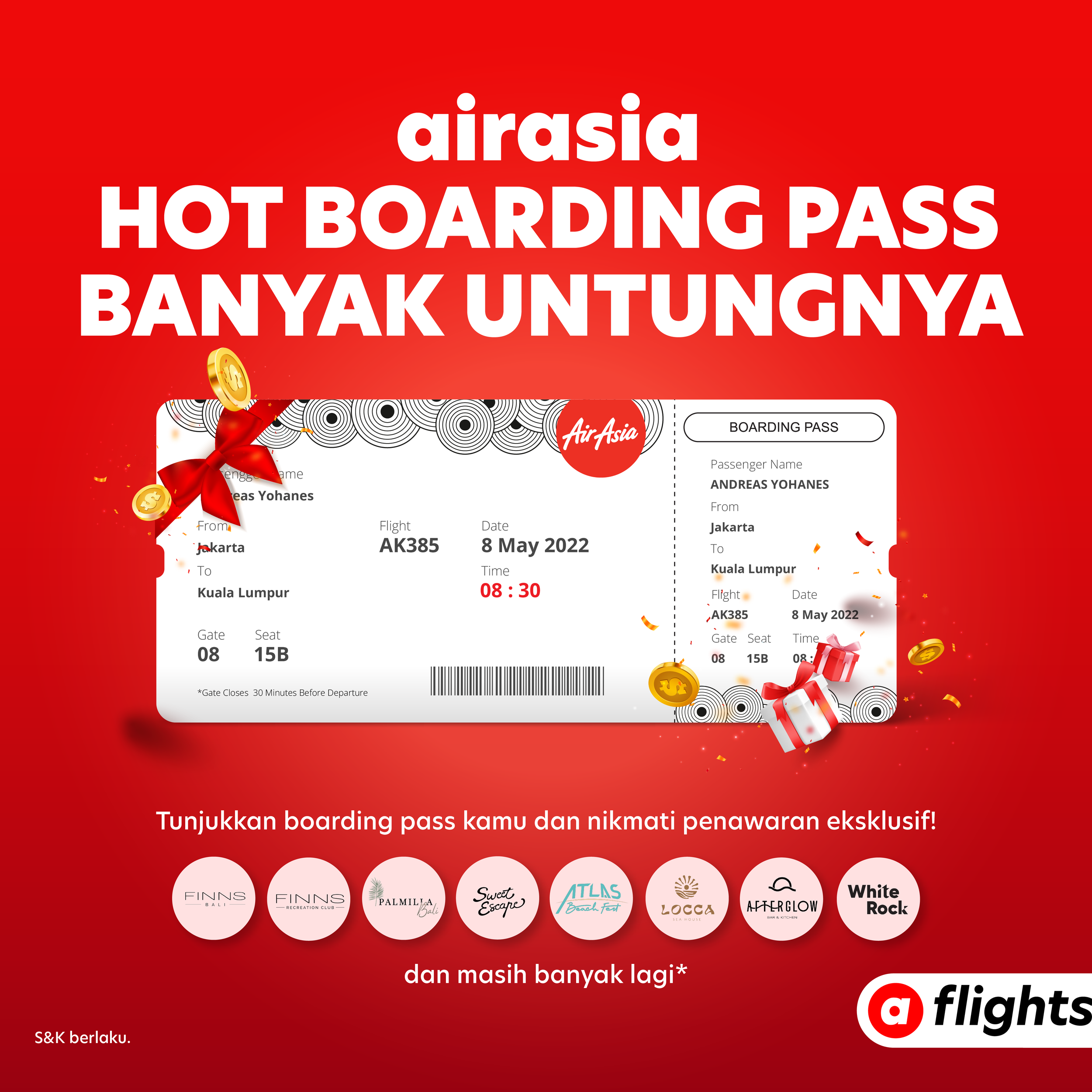 Indonesia AirAsia Gandeng Merchant Terkemuka di Bali, Berikan Promo-promo Menarik 