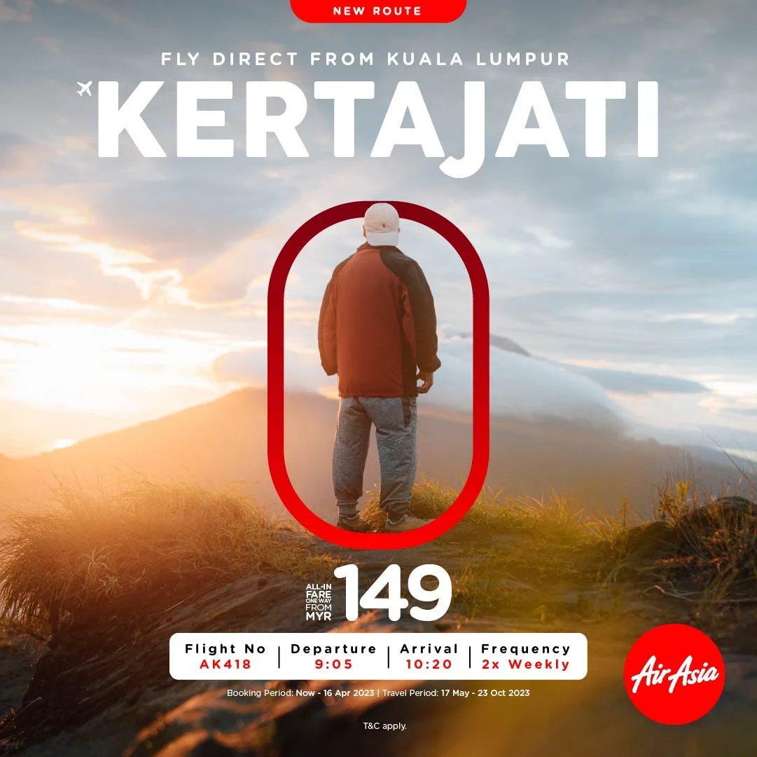 AirAsia to be the first airline connecting Kuala Lumpur to Kertajati, Indonesia