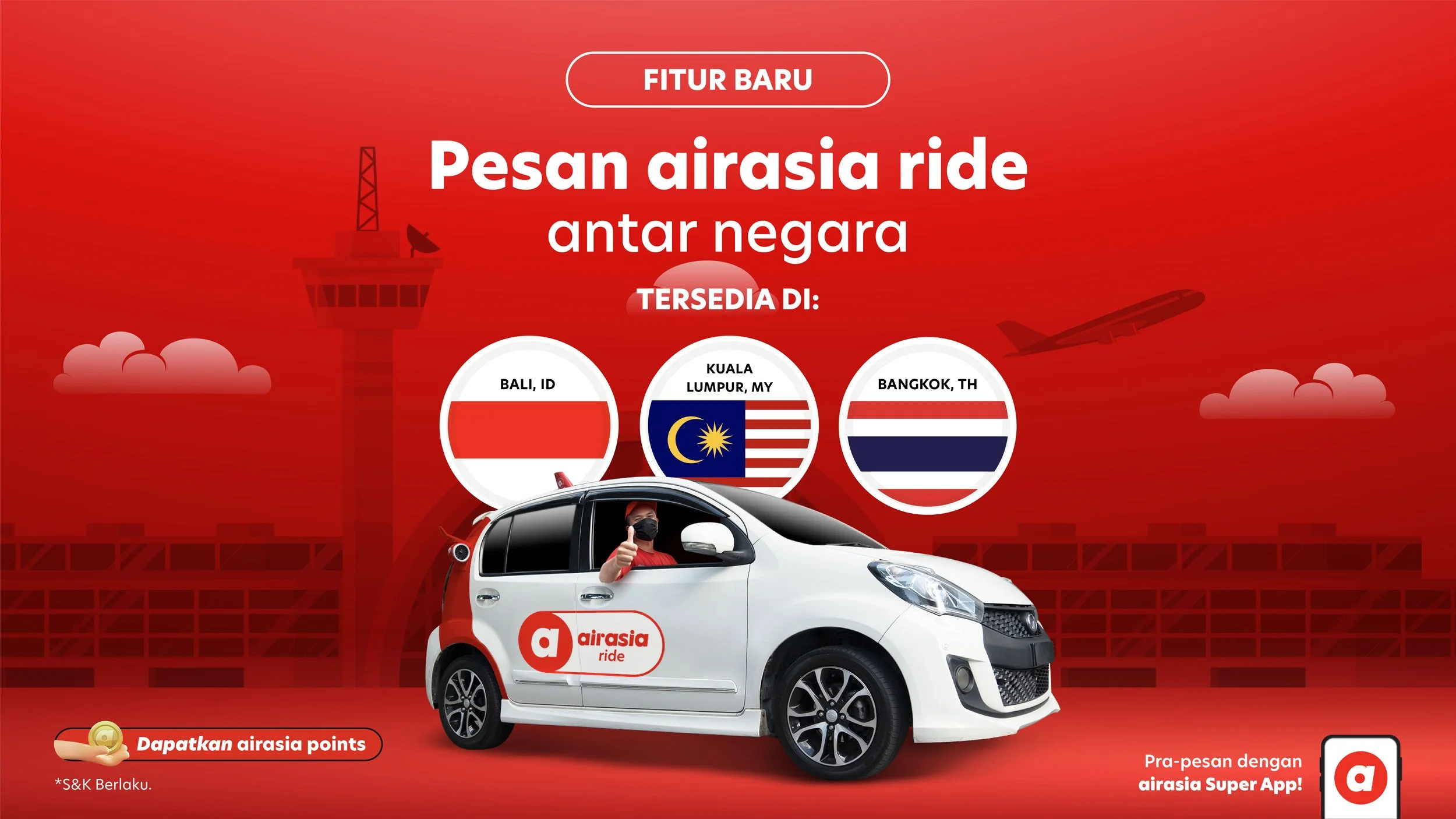 Pertama di Indonesia, airasia ride Luncurkan Inovasi Fitur untuk Pemesanan Terjadwal Antar Negara