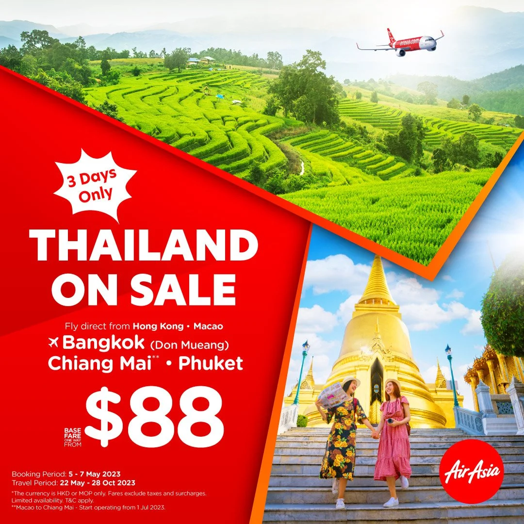 Fly AirAsia to explore Amazing Thailand with best value deals