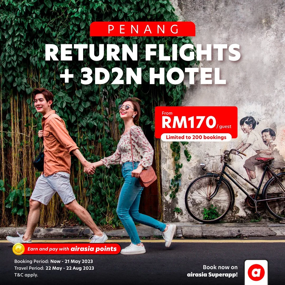 Enjoy greater savings with Flight + Hotel combo via airasia Superapp now