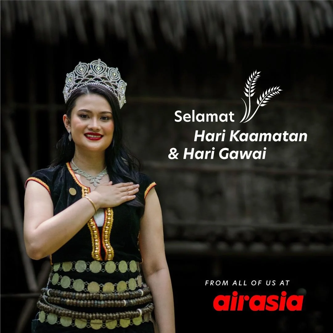 Allstar sambut perayaan Kaamatan dan Gawai dengan penuh gaya AirAsia
