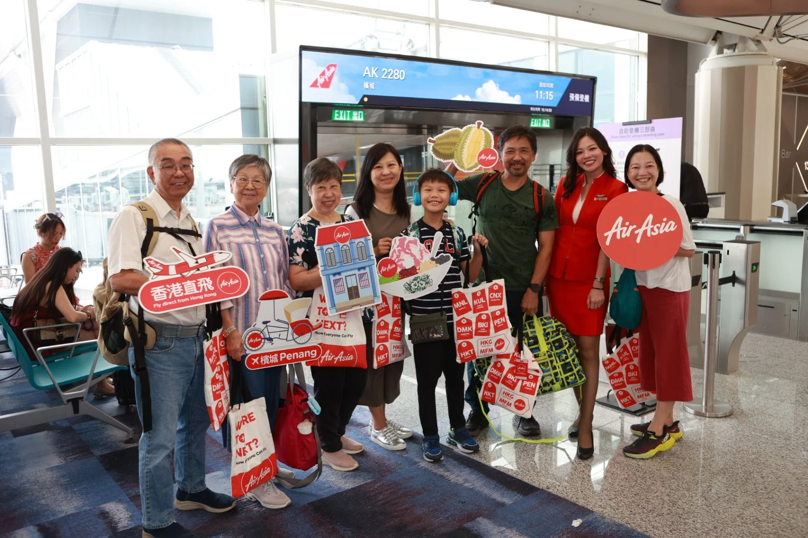 AirAsia welcomes inaugural flight from Hong Kong to Penang, marking seventh direct international route to the island