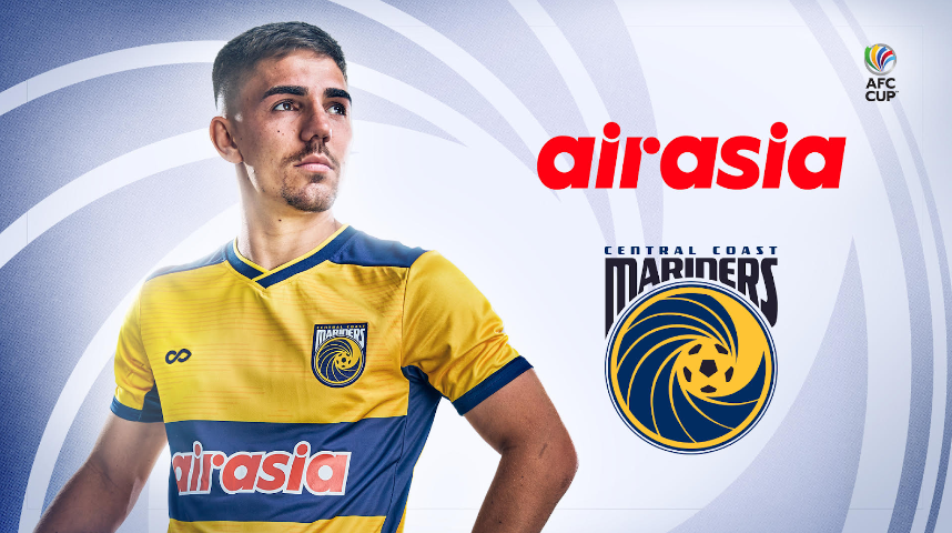 AirAsia Partners With Australia’s Central Coast Mariners for the 2023 / 2024 AFC Cup