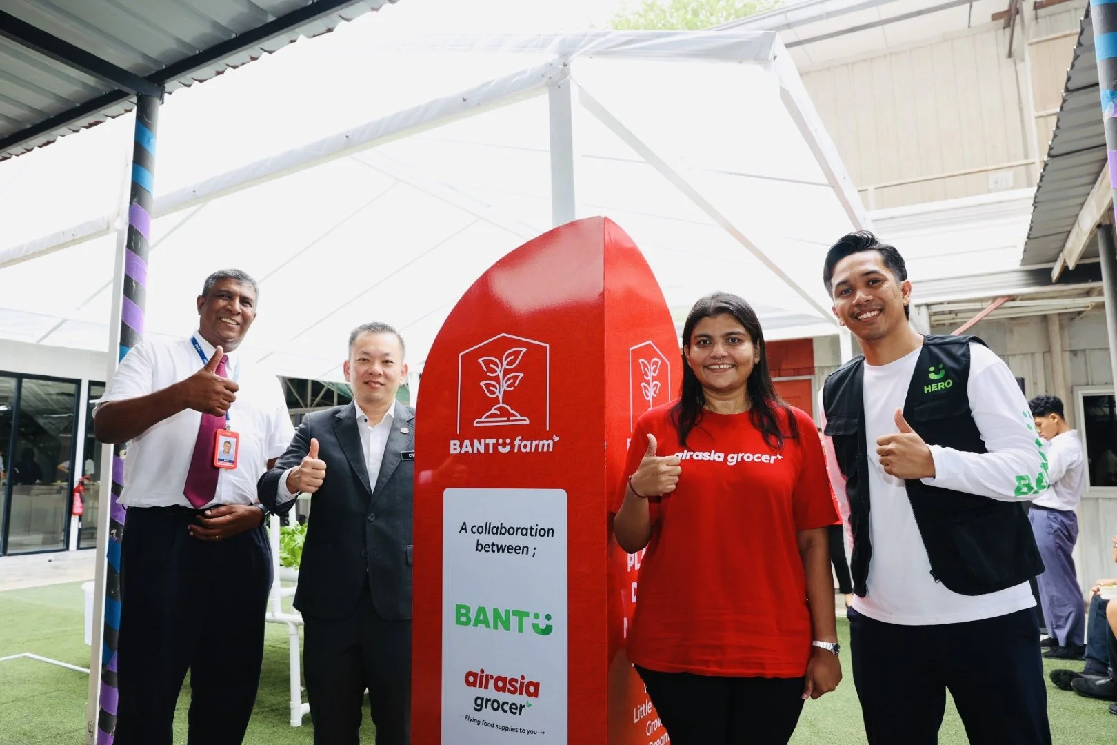 airasia grocer dan Bantu Heroes jalin kerjasama untuk melancarkan ‘BANTU Farm’ tanda sokongan inisiatif Kementerian Pertanian dan Keterjaminan Makanan Malaysia