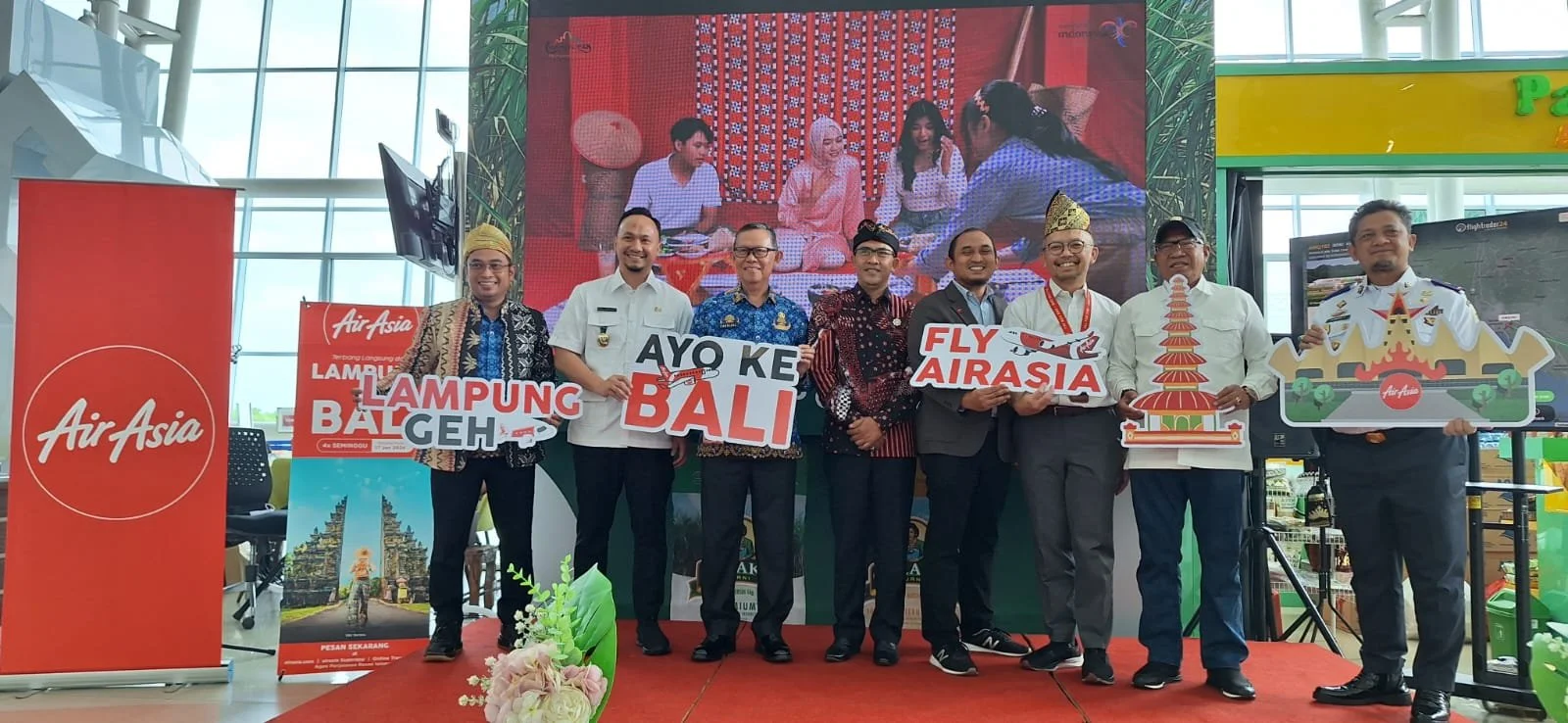 Gencar Perbanyak Rute Baru di 2024, Indonesia AirAsia Resmi Terbang Perdana Dari Denpasar, Bali ke Bandar Lampung
