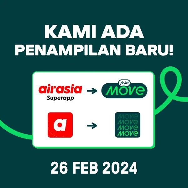 AirAsia MOVE  membuat kemunculan sulung dengan rupa aplikasi yang diperbaharui, mengambil langkah pertama yang berani dalam perjalanan transformatifnya yang berterusan