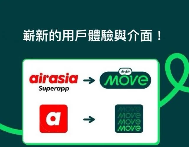 AirAsia MOVE 以煥然一新的應用程式圖標首次亮相，在其持續的變革之旅中邁出了大膽的第一步
