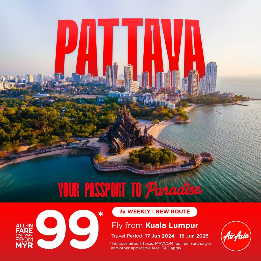 AirAsia launches ninth direct route to Thailand with Kuala Lumpur-Pattaya service resumption