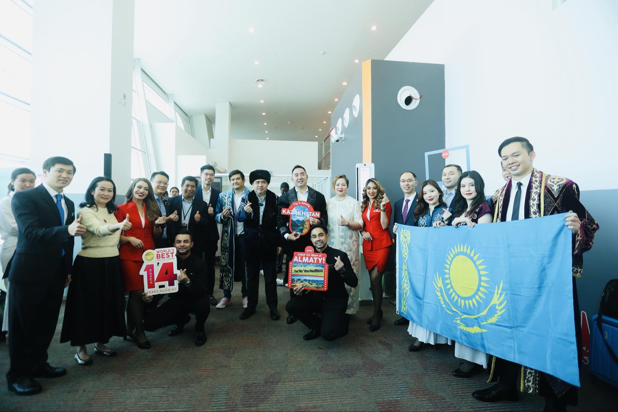 AirAsia X celebrates milestone as the first Southeast Asian airline flying direct to Almaty, Kazakhstan
