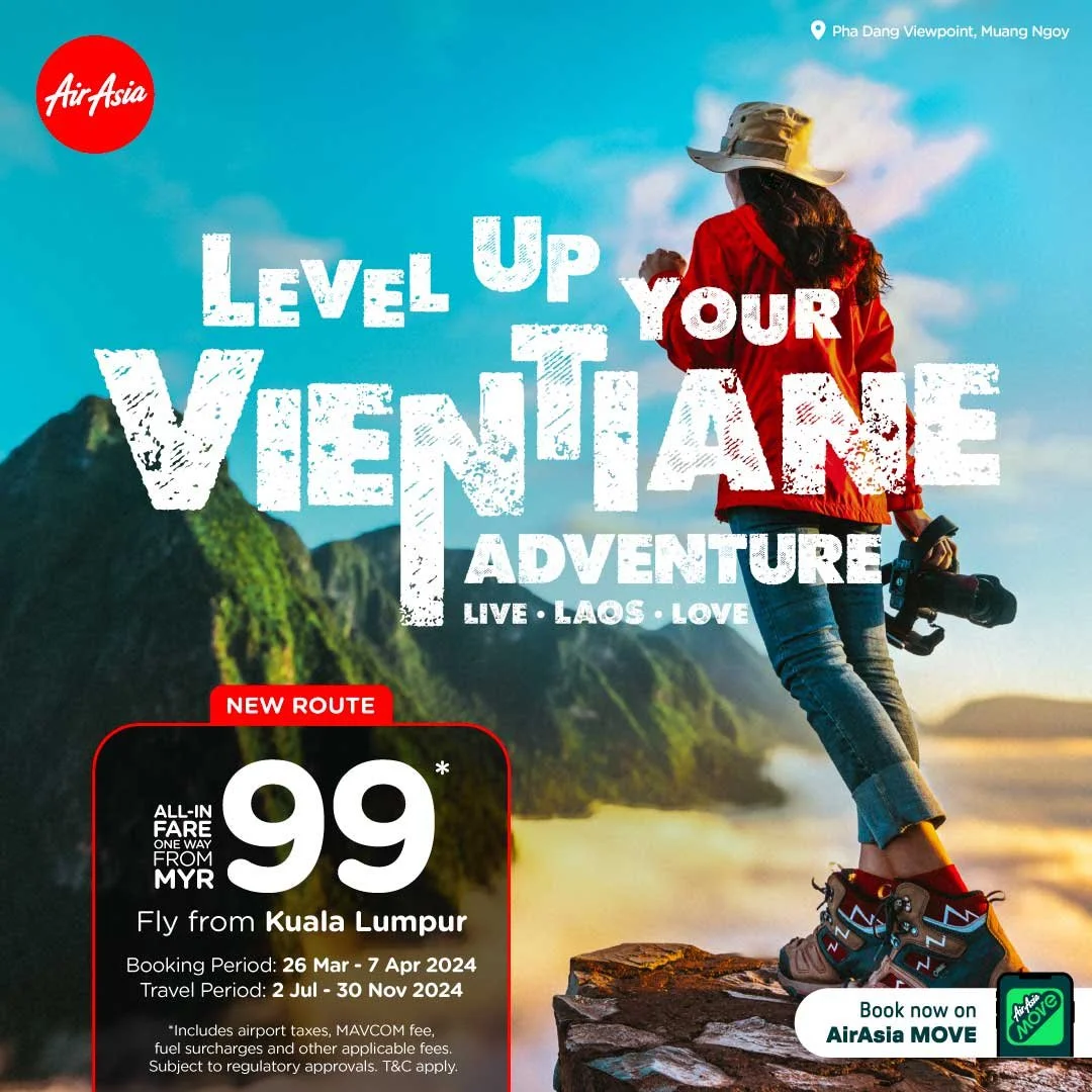 AirAsia the only airline to connect all Asean countries with resumption of Kuala Lumpur-Vientiane route